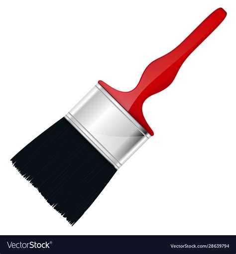 Paint Brush Royalty Free Vector Image VectorStock