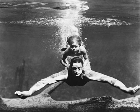 JOHNNY SHEFFIELD And JOHNNY WEISSMULLER In TARZAN FINDS A SON 1939