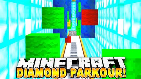 Minecraft 4 Way Diamond Parkour Race W Preston Woofless Nooch