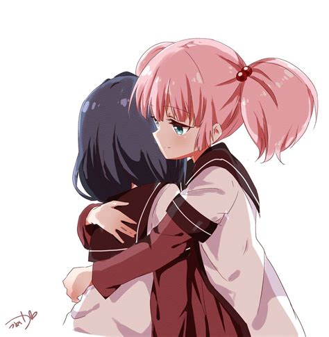 Yoshikawa Chinatsu And Furutani Himawari Yuru Yuri Drawn By Mearian