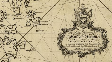 The Orkney Islands Surveyed And Navigated By Murdoch Mackenzie Dated