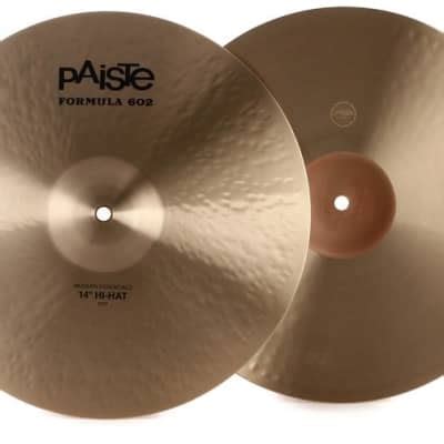 Paiste Formula Modern Essentials Hi Hat Cymbals Reverb