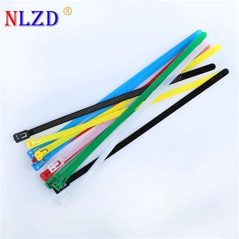 Pcs Releasable Plastic Nylon Cable Ties Mm Durable Cable Wire