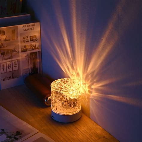 Water Ripple Rotating Projection Ambient Night Light CJdropshipping