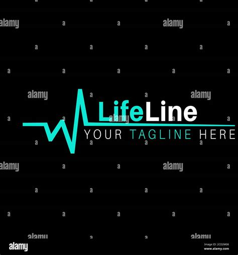 Lifeline illustration vector logo design healthcare and medical logo Stock Vector Image & Art ...