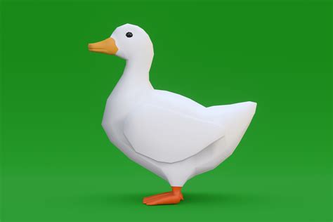 3d File Low Poly Duck 🦆 ・design To Download And 3d Print・cults