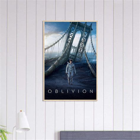 Oblivion (2013) Movie Poster, Tom Cruise Classic Movie Oblivion Poster ...