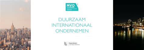 Dossier Duurzaam Internationaal Ondernemen Mvo Vlaanderen