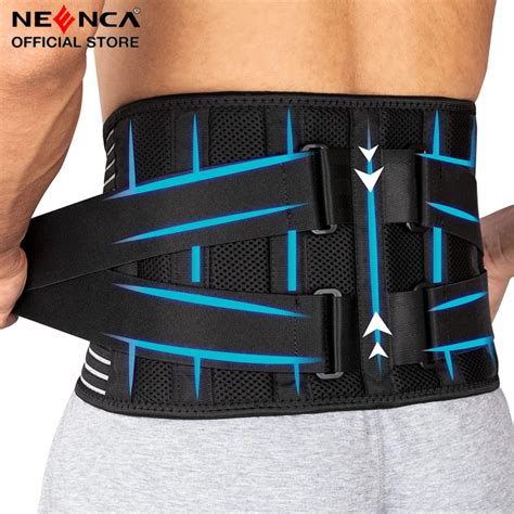 NEENCA Back Brace For Men Women Lower Back Pain Relief With 7 Stays