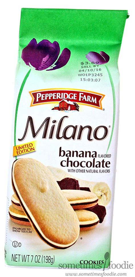 Banana Flavored Chocolate Milano Cookies Target Banana Flavored