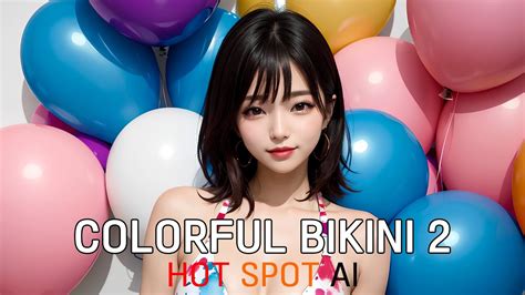 Ai Art Lookbook 4k Colorful Bikini 2 Swimwear Pictorial Ai Beauty