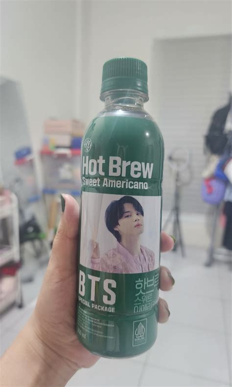 Hot Brew Bts Special Edition Jimin Sweet Americano Kopi Bts K Wave