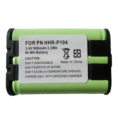 Hhr P104 3 6v 800mah 5 4aaa Nimh Cordless Phone Battery For Panasonic