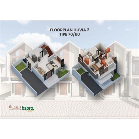 Dijual Rumah Baru Tupe 42 60 Minimalis Cluster Iluvia Cisaranten Kulon