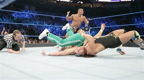 American Alpha Def The Spirit Squad In A Smackdown Live 10 On 10 Traditional Survivor Series