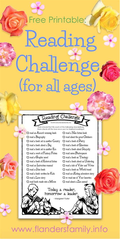 Reading Challenge Template