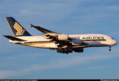 9V SKR Singapore Airlines Airbus A380 841 Photo By Marco Papa Sky