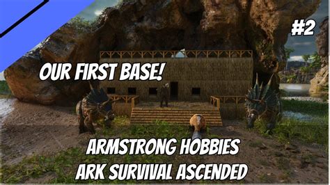 Getting Our First Tames And Starting Our Base Ark Survival Ascended