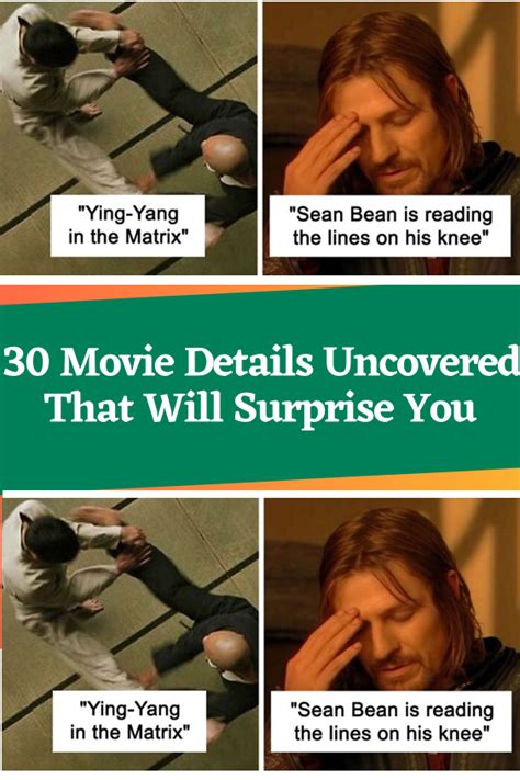 30 movie details uncovered that will surprise you – Artofit