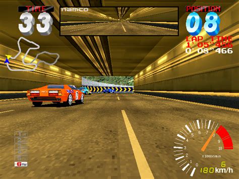 Screenshot Of Ridge Racer Arcade Mobygames