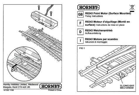 Hornby 8 Pin Decoder Pinout Diagram