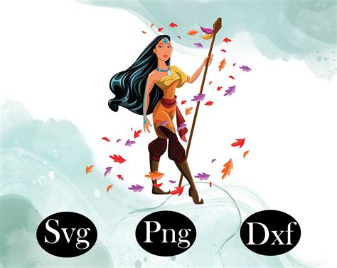 Pocahontas Svg Pngdxfdisney Princess Svgpngdxfpocahontas Etsy