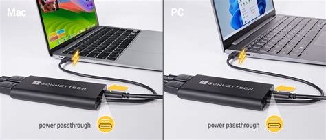 Usb C Displaylink Dual 4k 60hz Hdmi Adapter With Pd Passthrough