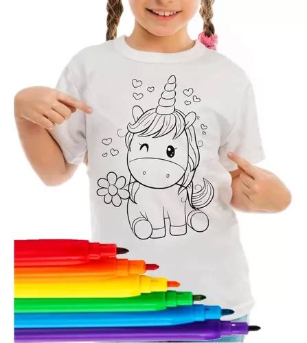 Playera Personalizada Plumones Para Colorear Dia Del Ni O En Venta En