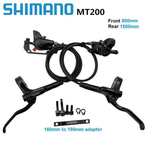 Shimano Freno De Disco Hidr Ulico Br Bl Mt200 Para Bicicleta De Monta A