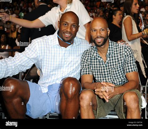 Alonzo Mourning and Common appear at the 'Zo's Summer Groove' charity ...