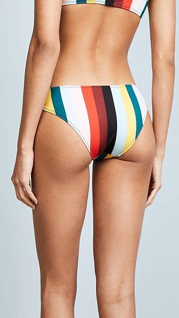 Solid Striped The Elle Paradise Stripe Bikini Bottoms Shopbop