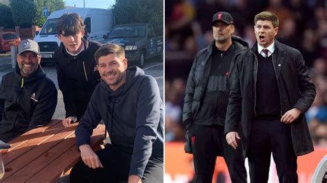 Jurgen Klopp And Steven Gerrard Spotted Having A Pint Together At Pub