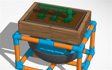 3d Design Simple Diy Aquaponics Model Tinkercad