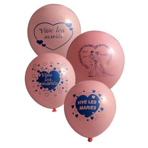 Ballons De Baudruche Vive Les Mari S Ballons D Co Mariage Pas Chers