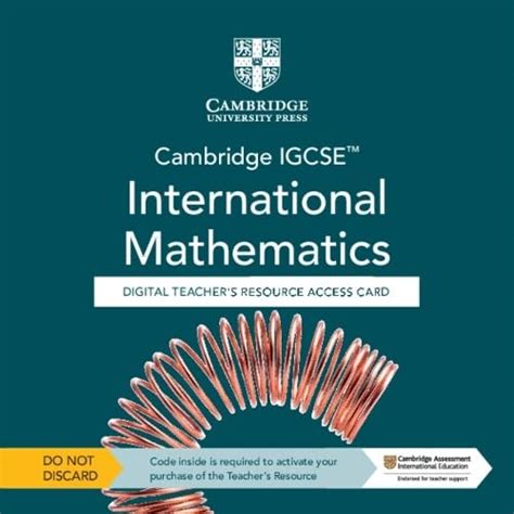 Buy Cambridge Igcse International Mathematics Digital Teacher S