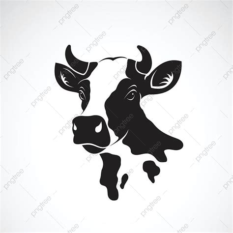 Vector De Dise O De Cabeza De Vaca Sobre Fondo Blanco Descarga Gratuita