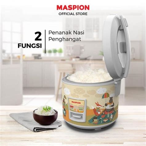 Maspion MRJ 1892 N Magic Rice Cooker UKURAN 1 8 Liter Non Stick