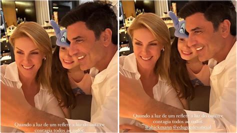 Edu Guedes Posta Foto Ana Hickmann Quando A Luz De Um Reflete A