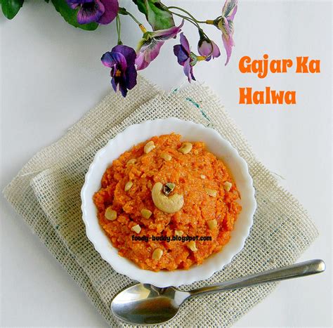 Foody - Buddy: Carrot Halwa / Gajar Ka Halwa - Microwave Method / Easy Diwali Sweets