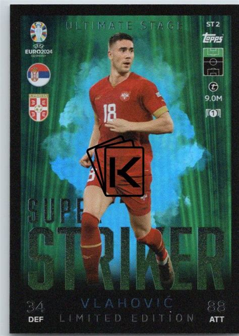 Fotbalov Karta Topps Match Attax Euro Super Striker Limited