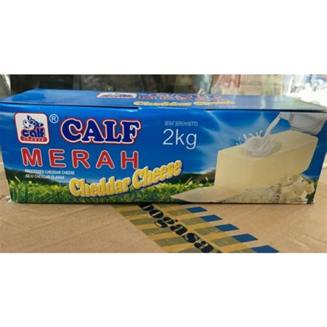 Jual Calf Merah Cheddar Cheese Kg Shopee Indonesia