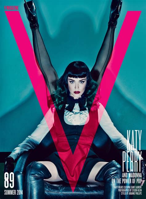 Madonna Katy Perry Team Up For Bondage Inspired V Magazine Shoot