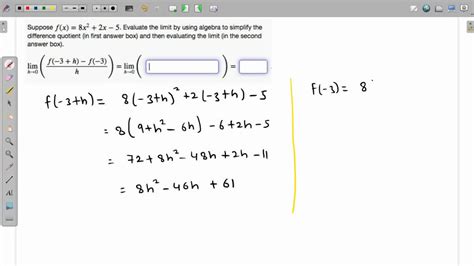 Solved Part Limit Of Difference Quotient Suppose F X X X