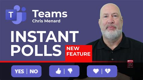 Microsoft Teams Collect Immediate Feedback With An Instant Poll Chris Menard Training