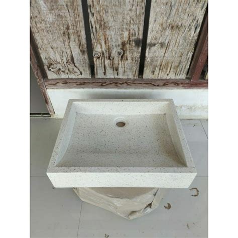 Jual Wastafel Teraso Wash Basin Teraso Free Packing Kayu Shopee Indonesia