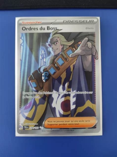 Carte Pok Mon Ordres Du Boss Full Art Ev Volutions