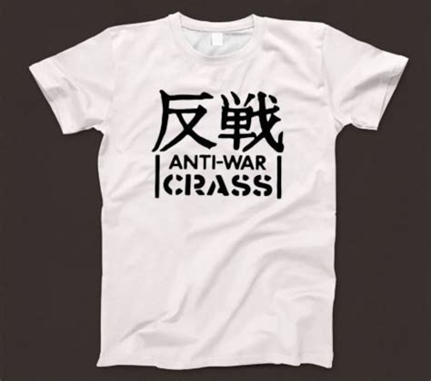 Crass Anti War T Shirt 610 Retro White Unisex Graphic Tee Etsy Canada