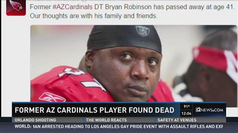 Former Arizona Cardinals Player Bryan Robinson Dead At Age 41