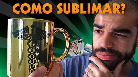 COMO SUBLIMAR CANECA CROMADA DOURADA Passo A Passo YouTube