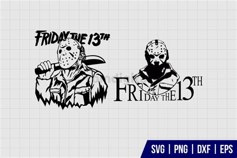 Jason Friday The 13th Svg Gravectory